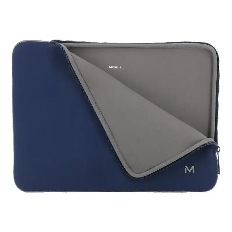 Mobilis Skin - Housse d'ordinateur portable - 12.5" - 14.2" - bleu marine et gris (049021)_1